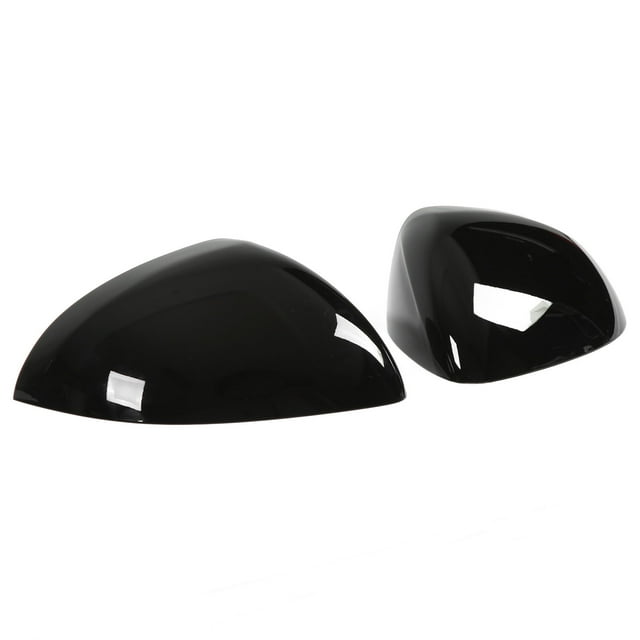 Rearview Mirror , ABS Plastic Left Right Exterior Protector Wing Mirror Cover Wear Resistant Bendable For Car Glossy Black