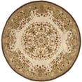 thumbnail image 2 of Safavieh Heritage Cleves Oriental Wool Area Rug, Beige/Green, 4' x 4' Round, 2 of 8