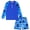 Blue, variant on 2 Piece Boys Swimsuit Set Kids Zipper Long Sleeve Rash Guard with Swim Trunks Bathing Suit Swimwear for Boys 7-12T