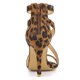 thumbnail image 4 of Sandalias De Tacón De Aguja Correa De Tobillo Cremallera Para Mujeres Leopardo 37, 4 of 7