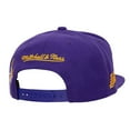 thumbnail image 2 of Men's Mitchell & Ness Purple Los Angeles Lakers Starlight Snapback Hat, 2 of 5