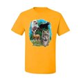 thumbnail image 2 of Eagle Bear Deer and Wolf Wildlife Americana / American Pride Men's Graphic T-Shirt, Gold, 2XL, 2 of 3