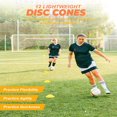 thumbnail image 2 of HLONK DF  Speed and Agility Training Set  Agility Training Equipment for Kids with 20ft Sports Agility Ladders  Cones  Agility Hurdles  Resistance Parachute  Jump Rope for Basketball  Soc, 2 of 6