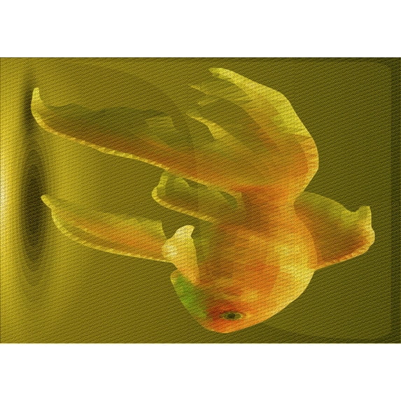 Ahgly Company Machine Washable Indoor Rectangle Transitional Dark Bronze Brown Area Rugs, 2' x 3'