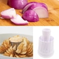 thumbnail image 4 of Onion Blossom Maker, Blooming Onion Cutter Set with Core Cutter & Knife Guide, Reusable Onion Slicer Cutter, for Potato Tomato Apple Orange Fruit Vegetable Cutter Tool, 4 of 7
