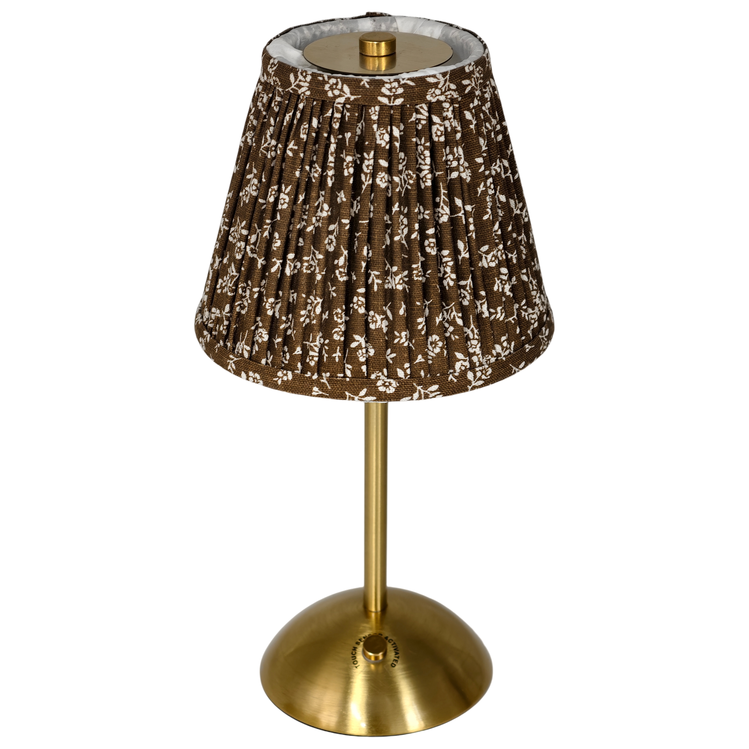 Home Decor Collection Brown Floral Rechargeable Table Lamp photo 4