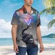 thumbnail image 3 of Balery Elephant Fireworks Celebration Camisas hawaianas de manga corta para hombre, camisas playeras de corte holgado, camisas de vacaciones con botones,X-Large, 3 of 7