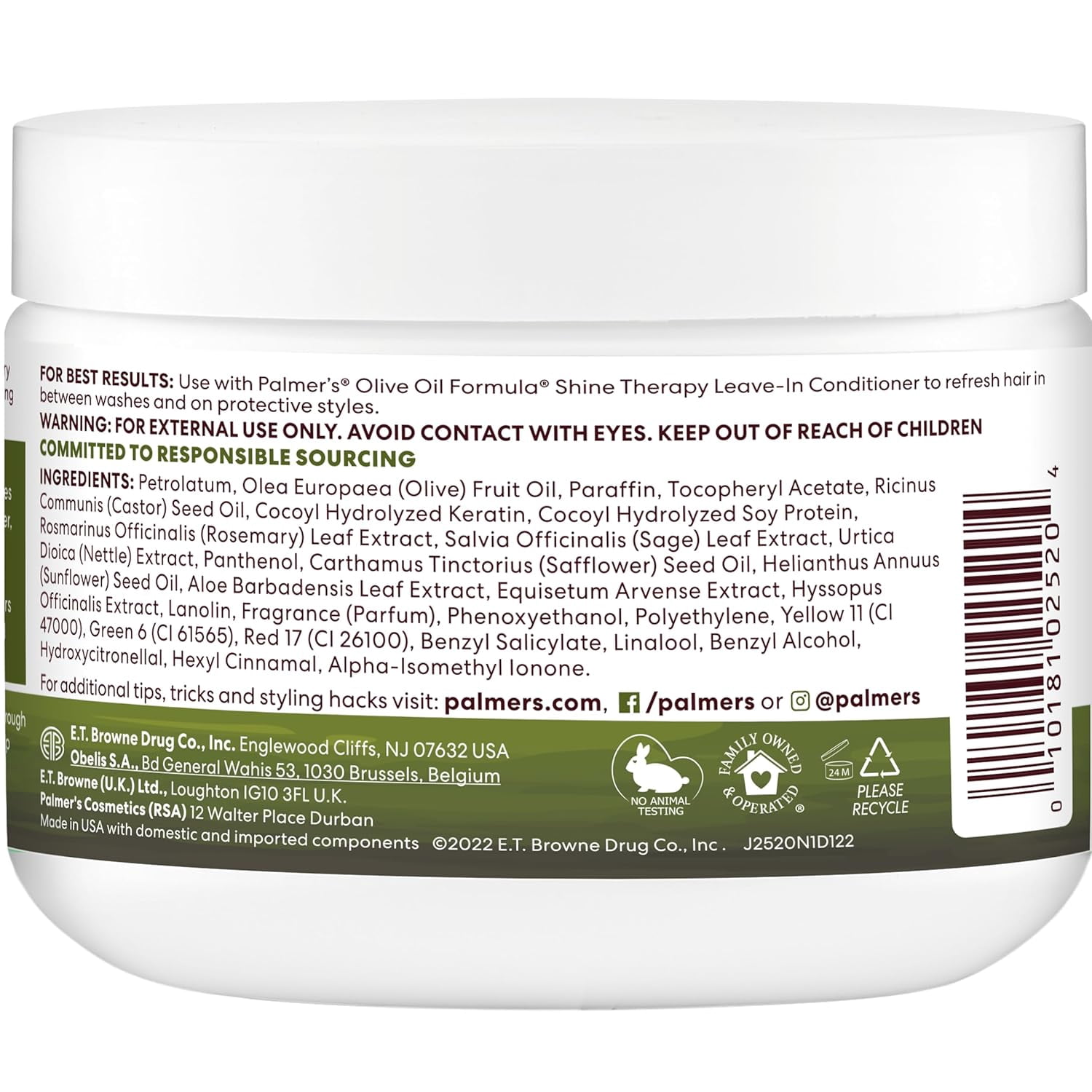 2 Pack - Palmers Olive Oil Gro Therapy 8.8 oz