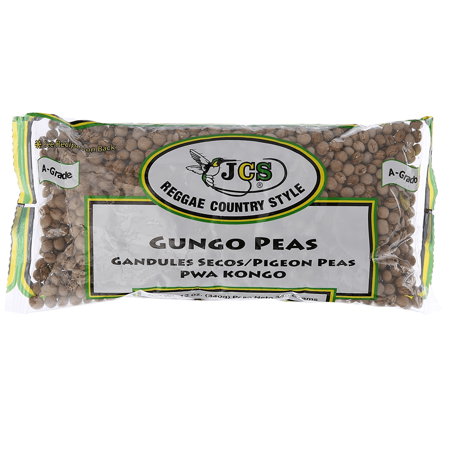 JCS Gungo Peas (Pigeon Peas) Dried Peas 100 Natural with Tasty and