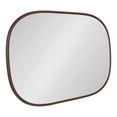 thumbnail image 6 of Kate and Laurel Caskill Mid-Century Modern Decorative Wall Mirror, 24" x 35.5", Bronze, Rounded Edge Rectangular Frame, 6 of 7