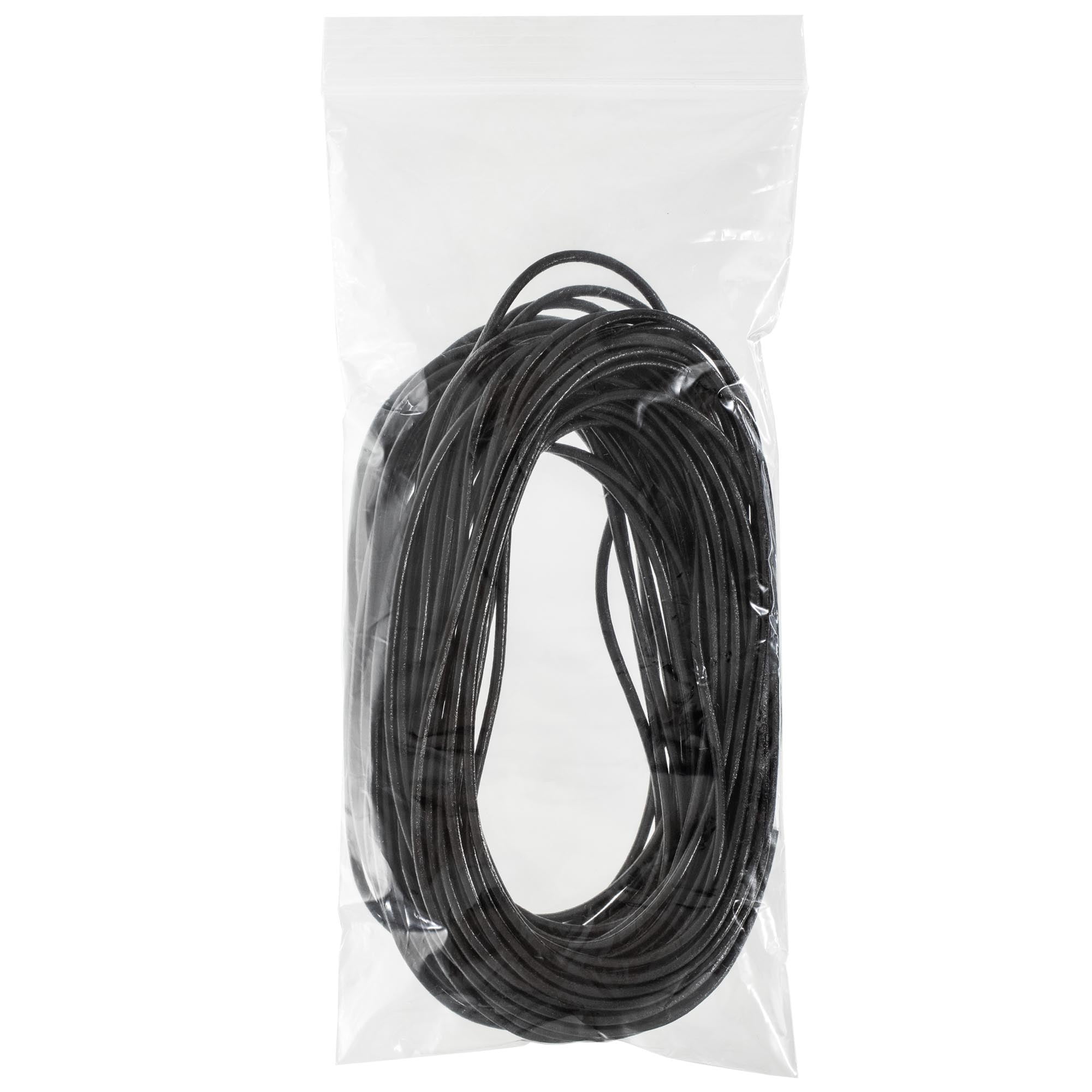 Craft County Round Leather Cord - 3mm - 5, 10, 25, or 50 Yards - Available in Different Colors