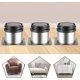 thumbnail image 3 of 4pcs Adjustable Furniture Legs,Metal Height Adjustable,Stainless Steel,with Screws - 50*50 mm, 3 of 5