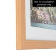 thumbnail image 3 of ArtToFrames 8x8 Inch European Beech Picture Frame, This Brown Wood Poster Frame is Great for Your Art or Photos, Comes with Regular Glass (4849), 3 of 8