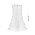 thumbnail image 2 of SWETRACE 1Par Cuffs Desmontables De Chiffon Para De Y Prendas Casuales, 2 of 8