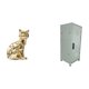 thumbnail image 1 of Estatua De Gato, Figura Decorativa, Escultura Animal, Adorno Artístico Para Chimenea, Mini Armario/taquilla, Organizador De Espacio Para El Hogar, Apilable, A Prueba De Polvo, Organizador De, 1 of 8