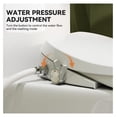 thumbnail image 3 of B0400 Elongated Bidet Toilet Seat, Non-Electric Bidet Toilet Attachment Fits for T0338W Toilet, Adjustable Nozzles Seat with Soft Closing & Quick Release Lid, White Side Button Control, 3 of 8