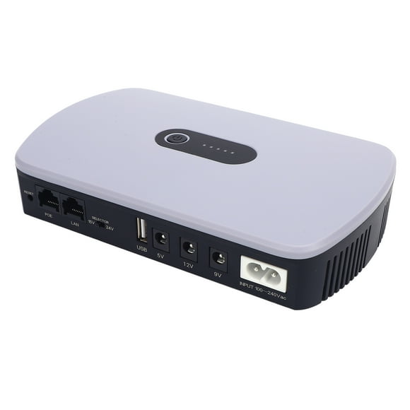 Backup Battery Power Supply 10400mAh Large Capacity UPS for Routers Modems Security Devices Portable UPS Battery Backup Overcharge Protect Overload Guard