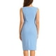 thumbnail image 3 of INSPIRE CHIC Vestido Vintage para Mujeres Cuello Redondo Sin Mangas Vestidos Formales Bodycon M Azul Cielo, 3 of 5