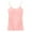 Pink, variant on Puliio Womens Cotton Camisole Adjustable Camisole With Frame Bra Stretch Undershirt