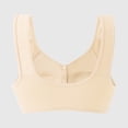thumbnail image 5 of Njagoc3 Wireless Bras for Women Plus Size Front Button Wide Straps Seamless Comfortable Everyday Daily Bra, 5 of 6