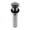 Brushed Nickel, variant on Standard Small Detachable Cap Pop-Up Drain Stopper without Overflow, Easy to Install, Compatible for Vessel Sinks, Gloss White