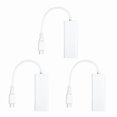 thumbnail image 1 of 3X Mini USB 5 Pin 10/100 Mbps RJ45 LAN Ethernet Adapter for Tablet PC, 1 of 8