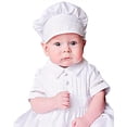 thumbnail image 3 of Sean Robes de Baptême Traditionnelles en Coton pour Garçons - 9M Blanc, 3 of 3
