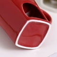 thumbnail image 3 of Fusión Chocolate Fondue Calefacción Comida Cerámica () Rojo, 3 of 9