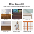 ckepdyeh Wood Floor Furniture Scratch Repair Kit , Laminate Repairing