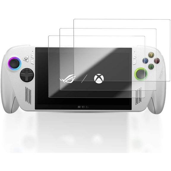3 pack Screen Protector for ROG Xbox Ally X Handheld Game Console, 9H Hardness Tempered Glass for ROG Xbox Ally X,Anti-Scratch, Bubble Free, HD Clarity