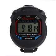 Classic Digital Handheld LCD Chronograph Sports Stopwatch Timer for w/string