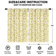 thumbnail image 2 of Blackout Kids Curtains,Beige Daisy Flower White Blooms Pattern Childrens Insulated Curtains Set Of 2,Bedroom Essentials,Toddler Room Decor 52"x84", 2 of 5