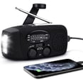 thumbnail image 1 of AM/FM, NOAA Alert, Flashlight, SOS Alarm, Camp Ready, Rechargeable & Portable Solar-Powered Emergency Weather Radio, 1 of 5