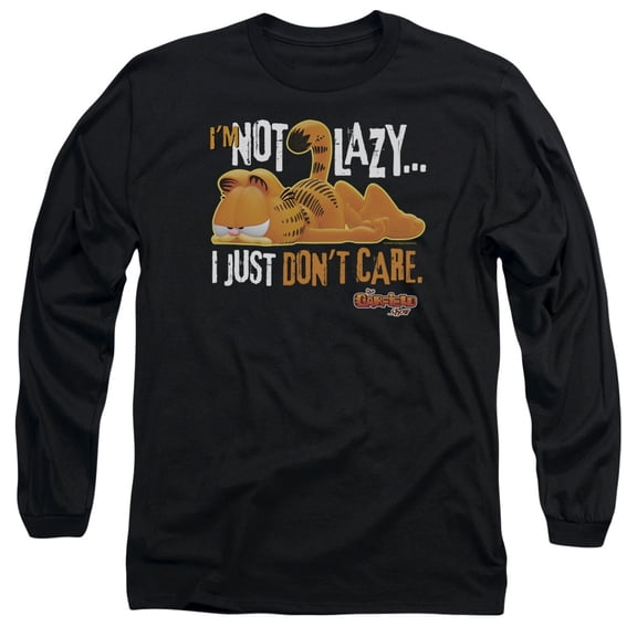 Garfield - Not Lazy - Long Sleeve Shirt - Large