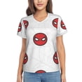 thumbnail image 1 of Spider-Man T-Shirt à Manches Courtes Col en V pour Femmes, 1 of 7