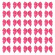 thumbnail image 1 of Uxcell 100 Pcs Mini Lazos de Cinta Rosa Roja con Perla de 1" Flores de Cinta Apliques para Manualidades DIY Lazos para el Cabello Costura Decoración de Bodas Fiesta Navidad, 1 of 5