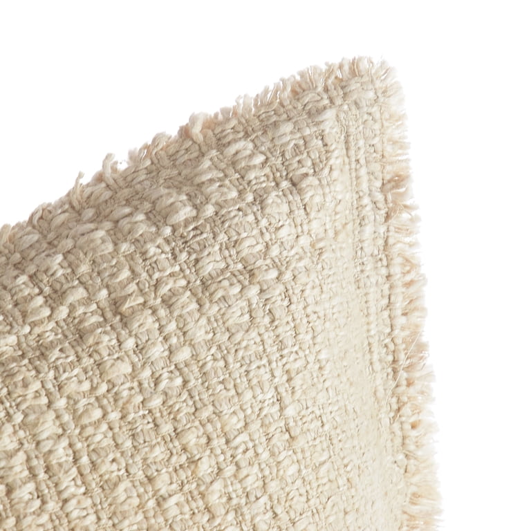 Sunny Decorative Throw Pillow, 22 x 22 Inches, Beige, 2-Pack photo 5