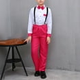 thumbnail image 3 of Cethrio Boys Outfit Sets, Fashion Formal School Uniform Cotton Boys' Clothing Sets Hot Pink Size 10-12, 3 of 3