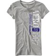thumbnail image 1 of Aeropostale Womens Aero Athletic Division #87 Graphic T-Shirt, Gris, X-Small, 1 of 1