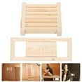 thumbnail image 2 of Miangastore Air Intake Window Shutter Cedar 1 Set 8.25X7.07X0.79In, 2 of 7