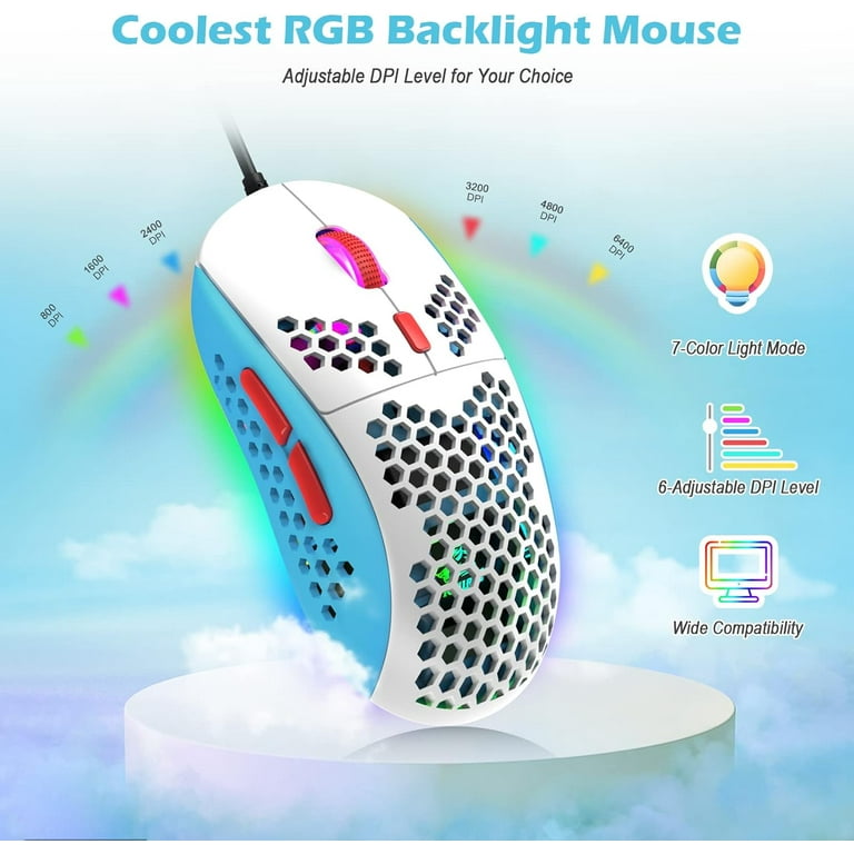 Azzor M6 Souris Usb Sans Fil De Gaming Avec Utilisation Silencieuse