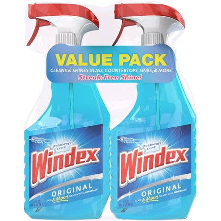 Windex Original Glass Cleaner, 26 Ounce (Pack of 2)