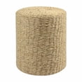 thumbnail image 2 of Decor Round Pouf Ottoman Double-Strand Beige Paper Rope Pouf Footrest, Foot Stool, for Bed Room Living | Room | Accent Seat, 2 of 7
