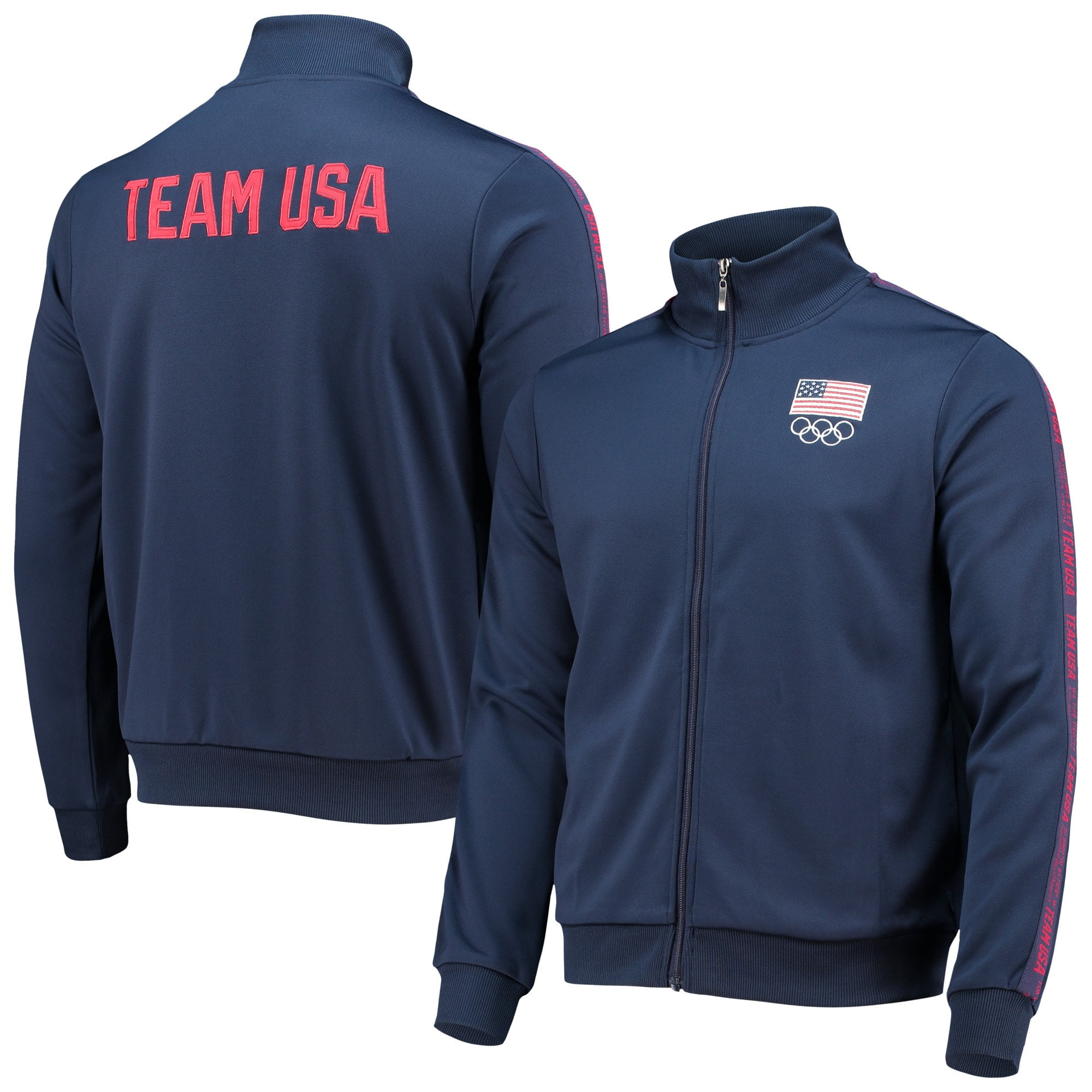 Black OuterStuff Team USA 2020 Tokyo Summer Olympics Mens Latitude Pullover Hoodie Sweatshirt