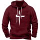 thumbnail image 2 of Sudadera con capucha para hombre, estilo casual, con estampado de la antigua Grecia, para deportes, blusa de poliéster., 2 of 3