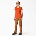thumbnail image 4 of Dickies Women's Cooling Short Sleeve Pocket T-Shirt, Bright Orange, M, 4 of 5