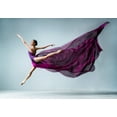 thumbnail image 2 of Suharini, Mieke 14x11 White Modern Wood Framed Museum Art Print Titled - Dance In Purple, 2 of 4