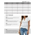 thumbnail image 6 of Womens White Blouse V Neck Ruffle Sleeve Flowy Shirts Dressy Casual Cute Summer Tops, 6 of 6