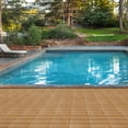 thumbnail image 6 of 35 Pack Deck Tiles, 12 "x12" Square Interlocking Deck Tiles, Plastic Composite Deck Tiles Interlocking Outdoor All Weather, Pool Balcony Backyard Terrace, Wood, 6 of 9