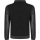 thumbnail image 2 of AWDis Hoods - Chaqueta Letterman para Hombre (Negro Intenso/Negro Intenso), 2 of 2